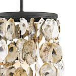 Подвесной светильник с подвесками из устричных раковин Sea Ravens варинант исполнения - 1 | Loft Concept в Челябинске