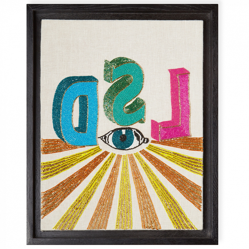 Панно Jonathan Adler LSD BEADED WALL ART Мульти Панно Jonathan Adler LSD BEADED WALL ART Мульти в Челябинске | Loft Concept