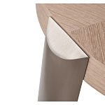 Столик журнальный круглый со светлым шпоном Light Veneer Table варинант исполнения - 3 | Loft Concept в Челябинске