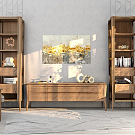 Витрина правая из массива дуба с 5-ю полками и 2-мя ящиками Tasteful Furniture варинант исполнения - 2 | Loft Concept в Челябинске