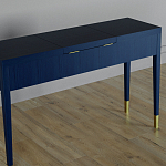 Туалетный стол - Трельяж Elsa Dreams Blue 120 см варинант исполнения - 4 | Loft Concept в Челябинске