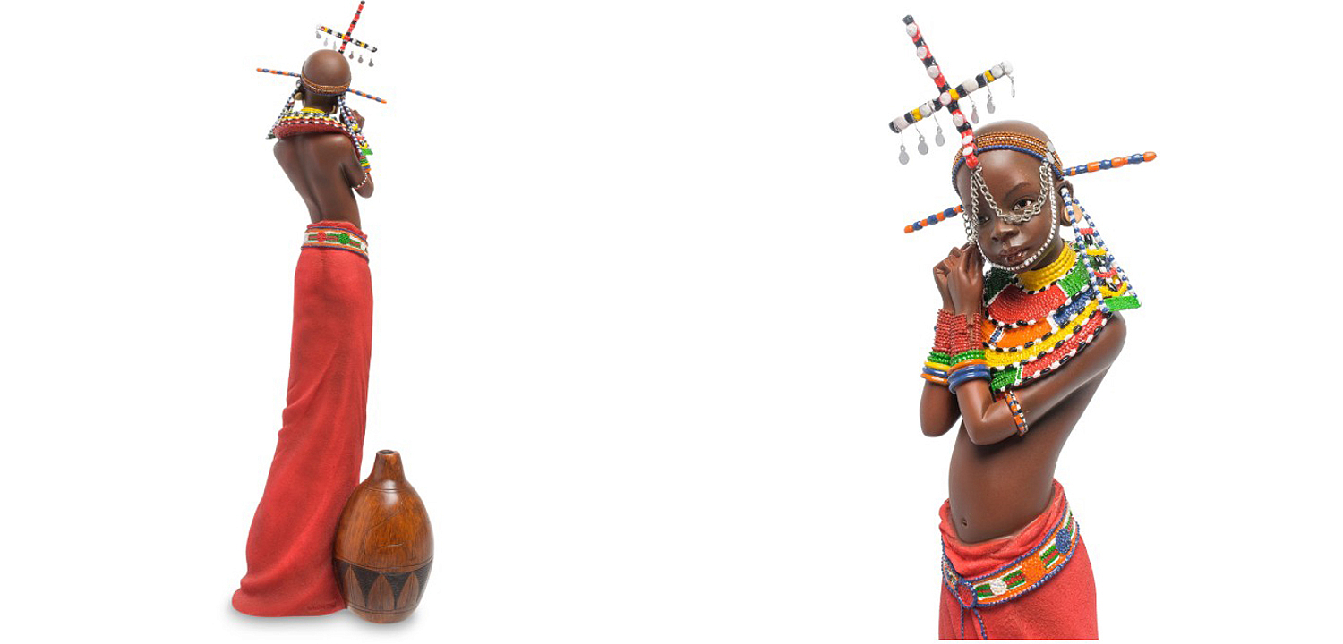 Статуэтка Tribe girl Masai Статуэтка Tribe girl Masai - Loft-Concept в Челябинске