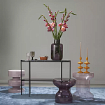 Кофейный столик стеклянный Elegant Lilac Glass Model варинант исполнения - 1 | Loft Concept в Челябинске