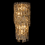 Бра с каскадом из прозрачного хрусталя и корпусом из металла цвета хром Constant Sparks варинант исполнения - 6 | Loft Concept в Челябинске