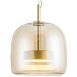 Подвесной светильник Blanton Amber Glass Hanging Lamp 26 варинант исполнения - 1 | Loft Concept в Челябинске