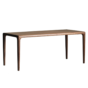 Стол обеденный деревянный с прямоугольной столешницей Walnut Wood Table
