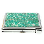 Портсигар с газовой зажигалкой из натурального камня Амазонит Stone Cigarettes Cases варинант исполнения - 10 | Loft Concept в Челябинске