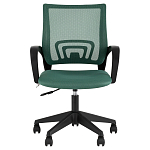 Офисное кресло с основанием из черного пластика Desk chairs Green варинант исполнения - 2 | Loft Concept в Челябинске