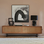 ТВ-тумба из массива тика Busto TV Stand варинант исполнения - 7 | Loft Concept в Челябинске