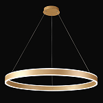 Люстра подвесная светодионая кольцевая золотого цвета Ring Horizontal варинант исполнения - 2 | Loft Concept в Челябинске