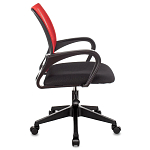 Офисное кресло с основанием из черного пластика Desk chairs Red варинант исполнения - 3 | Loft Concept в Челябинске