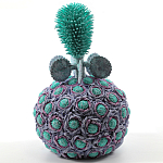 Статуэтка тропический фрукт Pandora Tropical Fruit Lilac Turquoise Flower варинант исполнения - 2 | Loft Concept в Челябинске