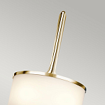 Бра вертикальное с белым полукруглым плафоном и длинным стержнем S Kichler варинант исполнения - 9 | Loft Concept в Челябинске