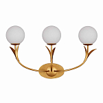 Бра с золотым каркасом в виде стебля с листьями Inspired by Nature варинант исполнения - 3 | Loft Concept в Челябинске