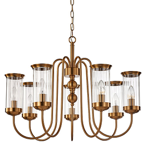 Люстра цвета античной латуни Gadoty