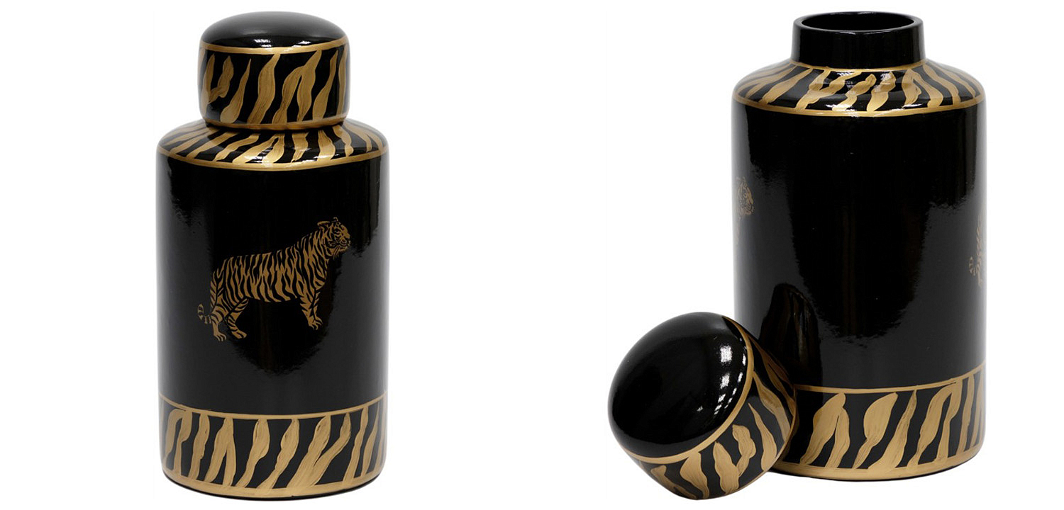 Ваза Tiger Vase black and gold Ваза Tiger Vase black and gold - Loft-Concept в Челябинске