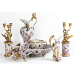 Фарфоровый подсвечник Лебедь с ангелом Asse варинант исполнения - 2 | Loft Concept в Челябинске