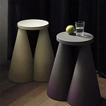 Дизайнерский журнальный стол на 2-х конусообразных ножках Epykopy варинант исполнения - 4 | Loft Concept в Челябинске