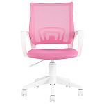Офисное кресло с основанием из белого пластика Desk chairs Pink варинант исполнения - 2 | Loft Concept в Челябинске