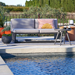 Садовый диван на каркасе из алюминия Petro варинант исполнения - 8 | Loft Concept в Челябинске