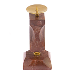 Подсвечник фигурный из натурального камня лемезит Stone Candlestick варинант исполнения - 2 | Loft Concept в Челябинске