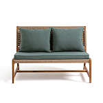 Садовый 2-х местный диван с каркасом из акации Green варинант исполнения - 6 | Loft Concept в Челябинске