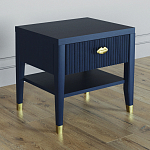 Прикроватная тумбочка с ящиком Elsa Dreams Blue варинант исполнения - 1 | Loft Concept в Челябинске