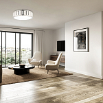 Потолочный светильник с гофрированным абажуром цвета графит Millennium варинант исполнения - 3 | Loft Concept в Челябинске