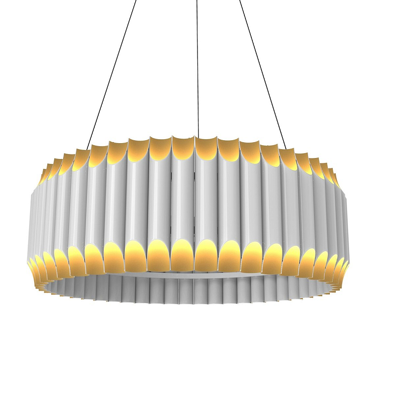 Люстра GALLIANO ROUND SUSPENSION LIGHT by DELIGHTFULL White Белый Золотой Люстра GALLIANO ROUND SUSPENSION LIGHT by DELIGHTFULL White Белый Золотой в Челябинске | Loft Concept