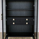 Дизайнерский шкаф витрина Elsa Dreams Black с 4-мя ящиками варинант исполнения - 6 | Loft Concept в Челябинске