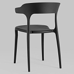 Черный стул из прочного PP-пластика JORIS варинант исполнения - 4 | Loft Concept в Челябинске