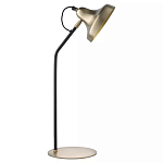 Настольная лампа с плафоном в форме купола в сочетании черного и золотистого цвета Minimalist Execution варинант исполнения - 2 | Loft Concept в Челябинске