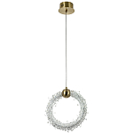 Подвесной светильник кольцо украшенный кристаллами из хрусталя Gilbertine Crystals Ring Hanging Lamp варинант исполнения - 2 | Loft Concept в Челябинске