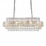 Люстра овальной формы хрустальная в неоклассическом стиле Majesty варинант исполнения - 6 | Loft Concept в Челябинске