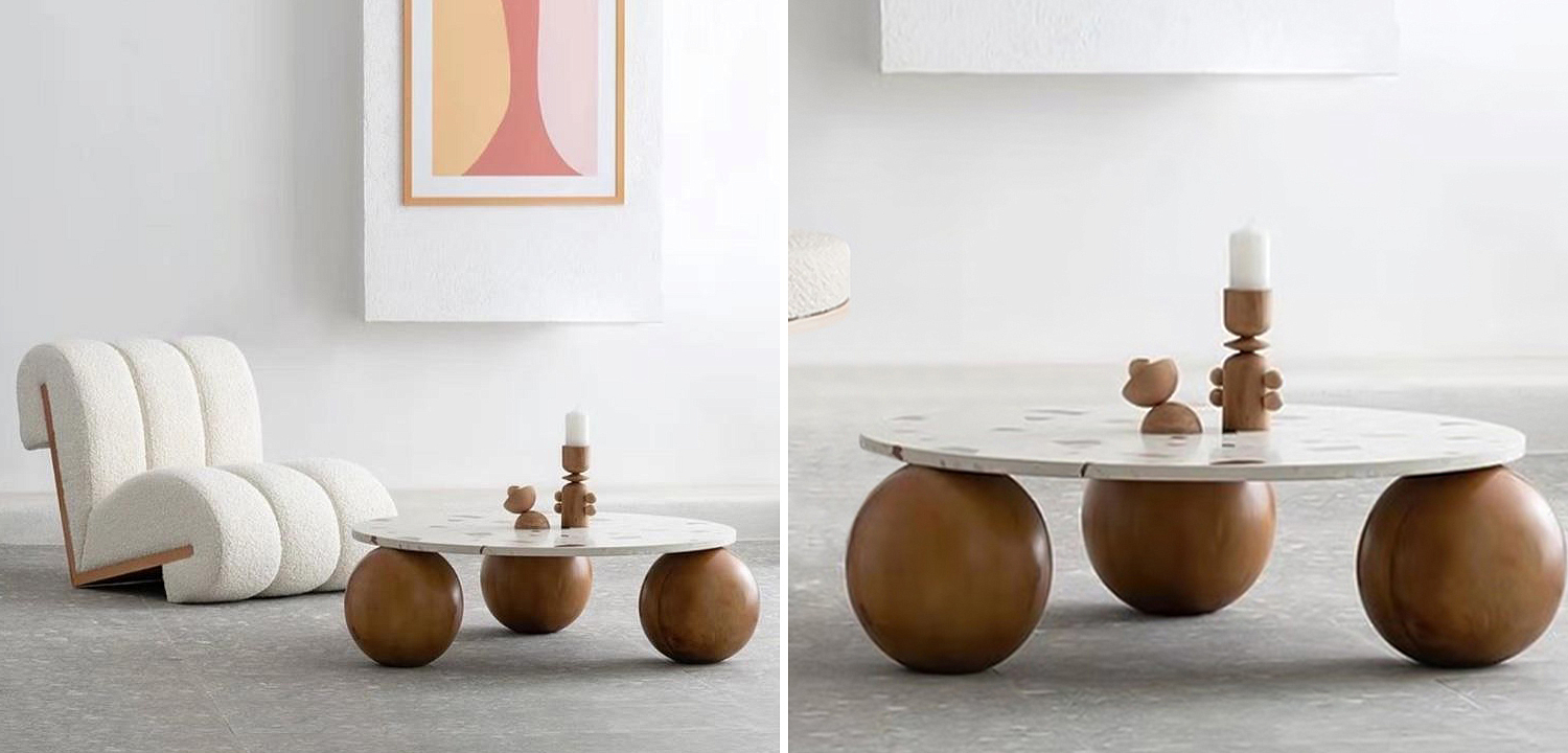 Кофейный стол Oliver Wooden Forms Coffee Table Кофейный стол Oliver Wooden Forms Coffee Table - Loft-Concept в Челябинске