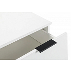 Комод белый с 3-мя ящиками Strict Lines  варинант исполнения - 5 | Loft Concept в Челябинске