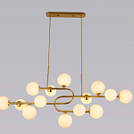 Люстра подвесная с белыми лампами в форме шара Flute варинант исполнения - 4 | Loft Concept в Челябинске