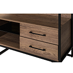 Стеллаж под TV в стиле лофт с открытыми полками и ящиками Urban Style Space варинант исполнения - 3 | Loft Concept в Челябинске