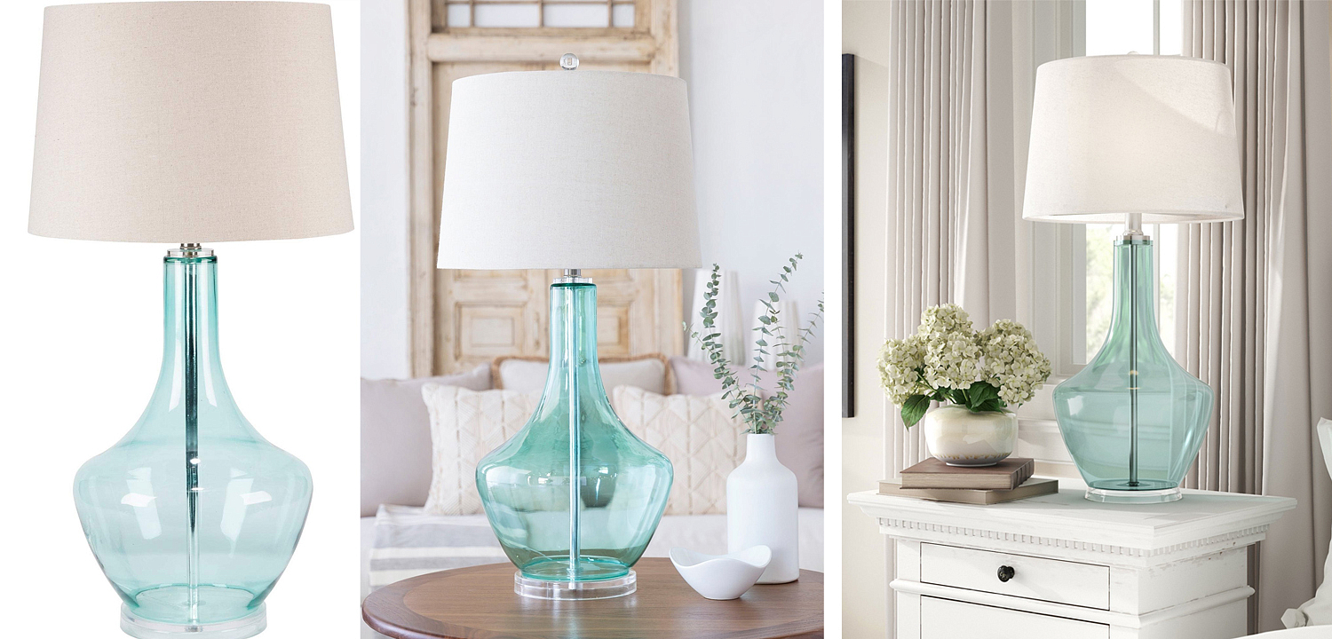 Настольная лампа Fantina Table lamp blue Настольная лампа Fantina Table lamp blue - Loft-Concept в Челябинске