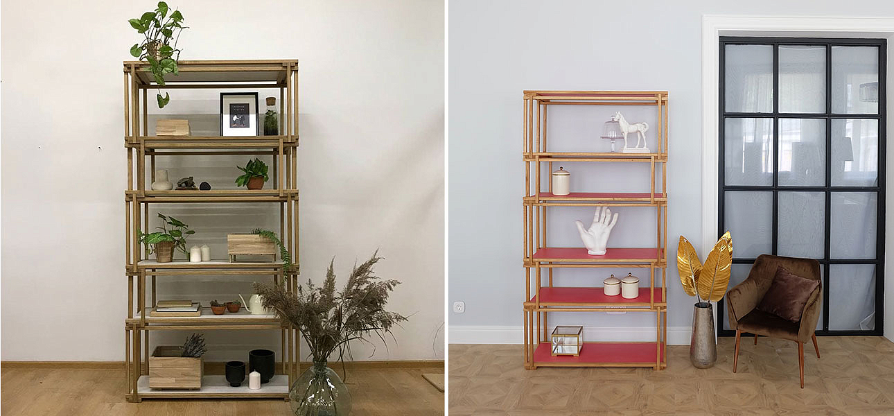 Стеллаж кубические сечения Hadley Стеллаж кубические сечения Hadley - Loft-Concept в Челябинске