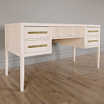 Большой Рабочий стол Primo с 5 выдвижными ящиками Светлый дуб варинант исполнения - 2 | Loft Concept в Челябинске