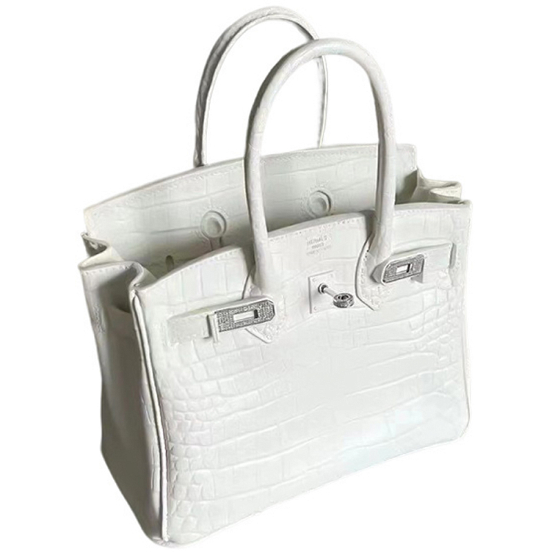 Декоративная ваза в виде сумки Birkin Bag Vase White Белый Декоративная ваза в виде сумки Birkin Bag Vase White Белый в Челябинске | Loft Concept