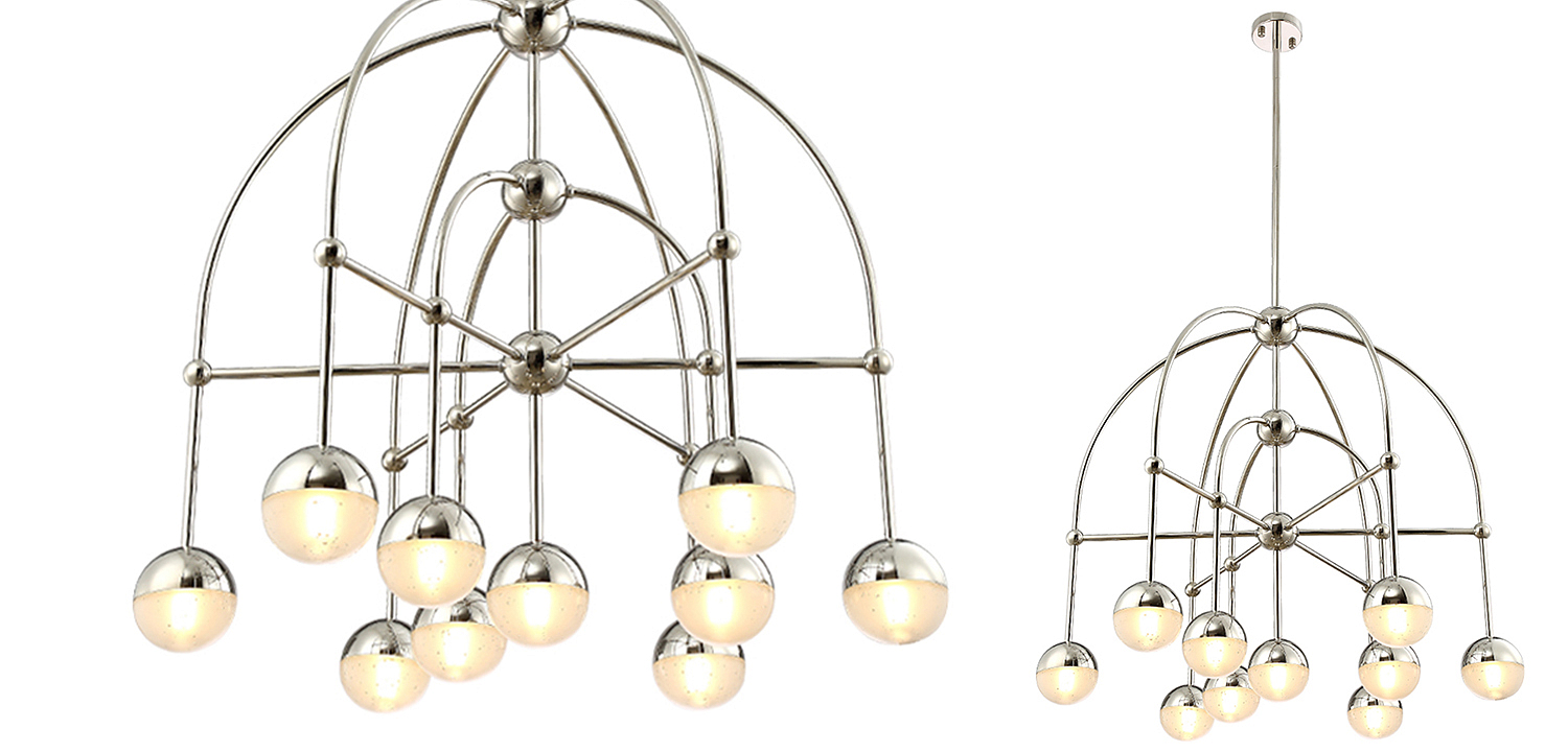 Люстра Heidy Chrome Chandelier 10 Люстра Heidy Chrome Chandelier 10 - Loft-Concept в Челябинске
