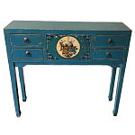 Консоль в китайском стиле с 4-мя ящиками Chinese Elm Console Table варинант исполнения - 1 | Loft Concept в Челябинске