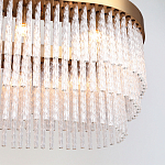 Люстра подвесная овальная со стеклянными трубками Nembus варинант исполнения - 3 | Loft Concept в Челябинске