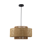 Подвесной светильник с абажуром из плтеного бамбука Light Inside the Cell варинант исполнения - 3 | Loft Concept в Челябинске