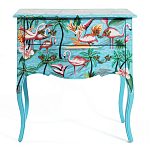 Комод с росписью Розовый фламинго L.XV CHEST OF DRAWERS Flowers with Flamingo варинант исполнения - 2 | Loft Concept в Челябинске