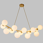 Люстра подвесная с белыми лампами в форме шара Felicitat варинант исполнения - 4 | Loft Concept в Челябинске