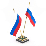 Флагшток из малахита и бронзы с позолотой Stone Flagpole варинант исполнения - 2 | Loft Concept в Челябинске