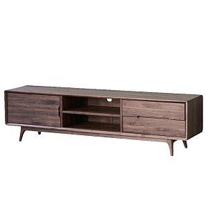 Тумба под телевизориз массива дерева Walnut TV Stand